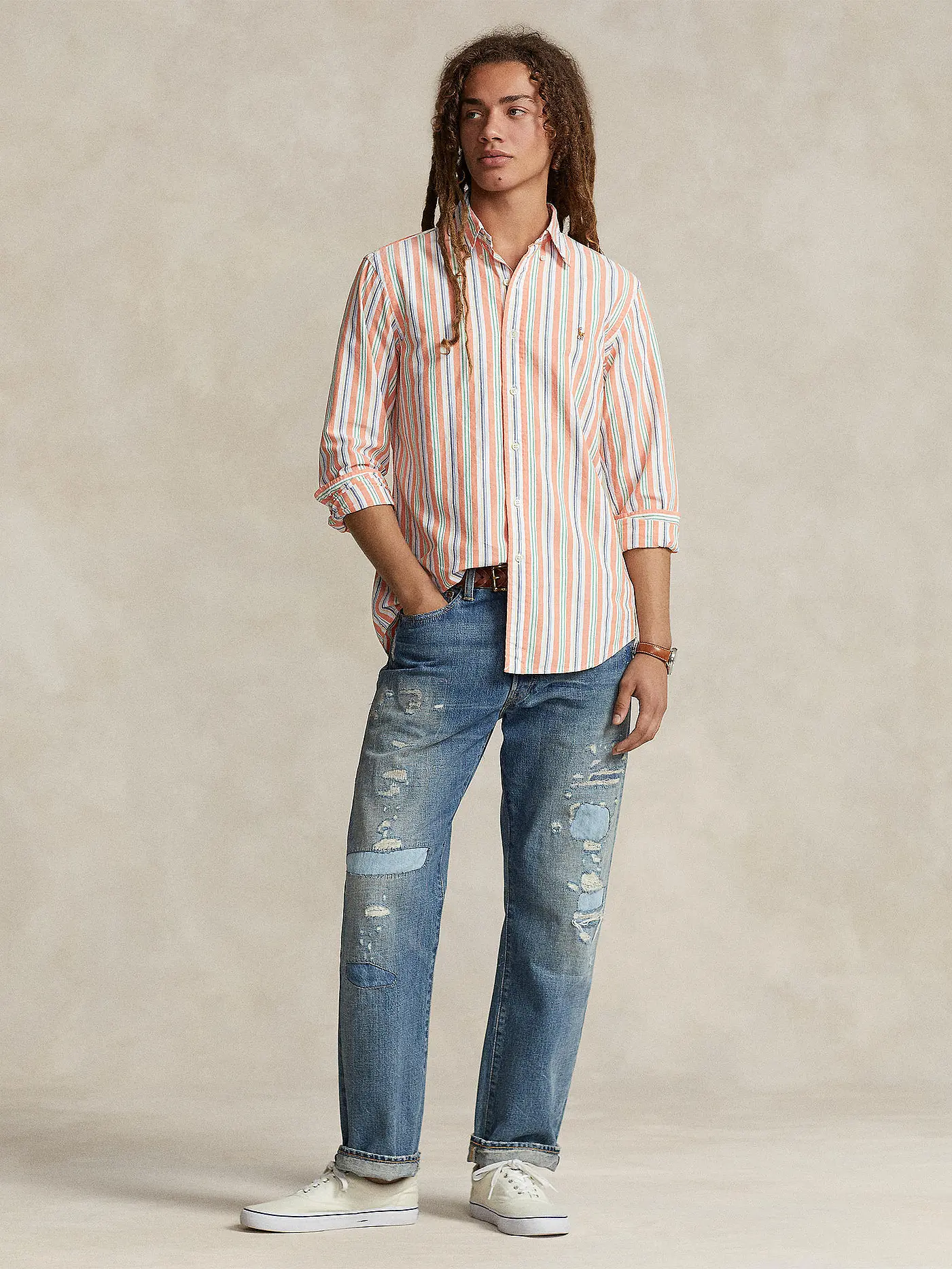 POLO RALPH LAUREN | Hemd Custom Fit | orange